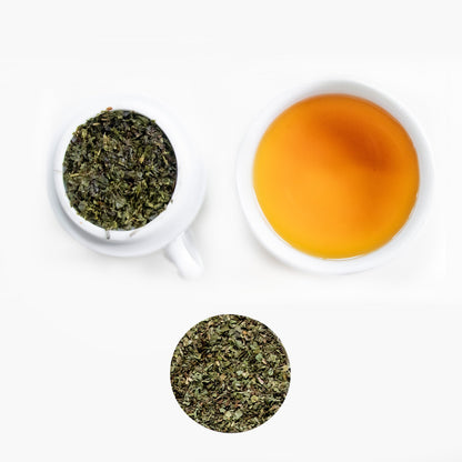 Peppermint leaves, natural mint flavoured single origin tea