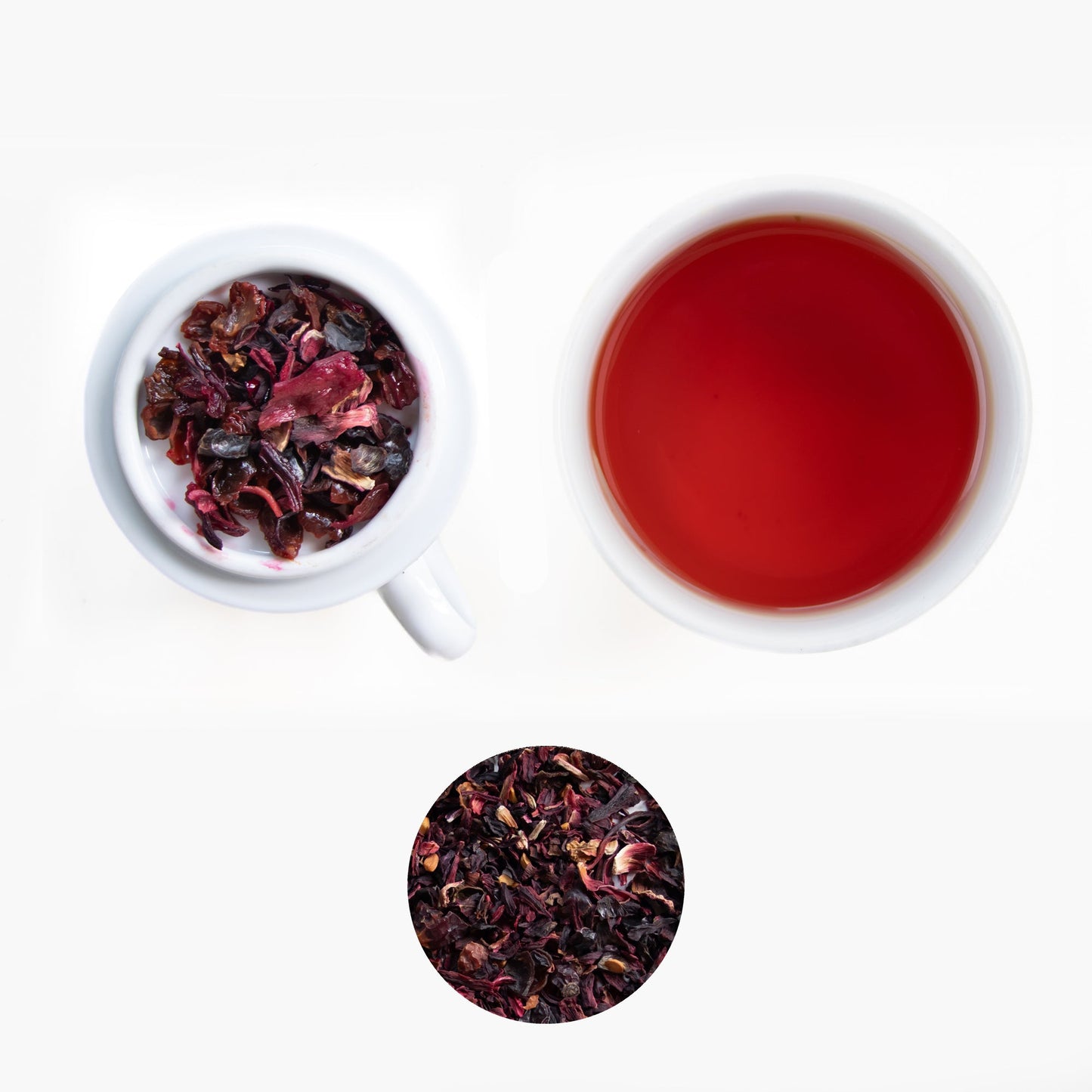 Ceylon rosehip hibiscus coarse cut A rich sour taste single origin tea